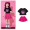 705 Короткие черные рукава + 702 розовые короткие юбки
