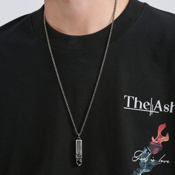 Трендовая подвеска в стиле хип-хоп для влюбленных, с драгоценным камнем