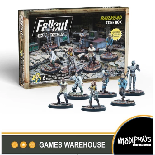 [Настольная игра] Fallout Wasteland War Fallout Railroad Core Box Railroad Pack