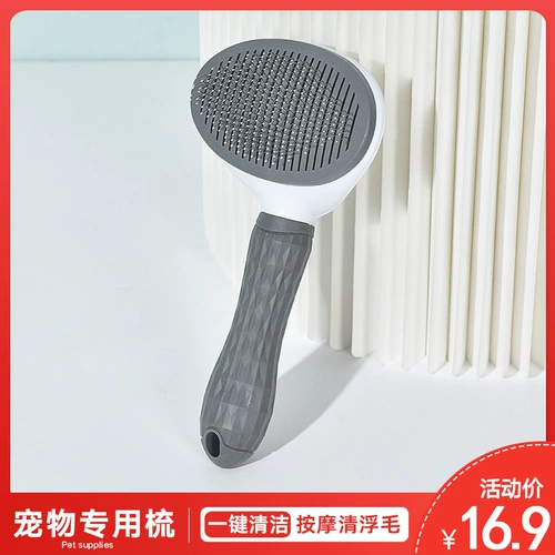 Кошка расчесывает домашние собаки и кошка, посвященные очистке плавучих волос с короткой кистью для волос 撸 кошка