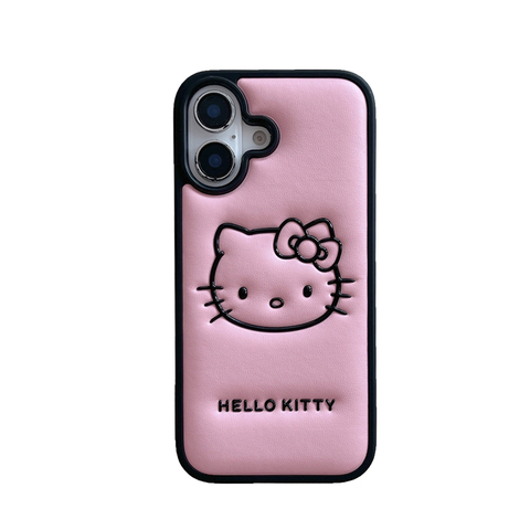 Hello Kitty Puffy Raised Bow Design iPhone Case