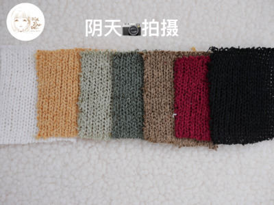 taobao agent In stock, old -style sweater retro sweater, baby clothing material fabric sweater material