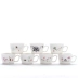 Trà tai Qi Xinbian Cup Tea Tea Tea Puer Cup Kung Fu Tea Set Office Houseware Tea Belt Tùy chỉnh tách trà - Trà sứ