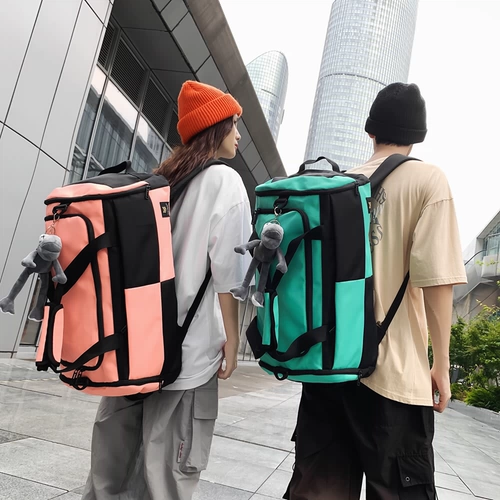 Сумка для путешествий, вместительный и большой рюкзак подходит для пеших прогулок для кемпинга, спортивная спортивная сумка, надевается на плечо