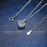 Ожерелье, цепочка до ключиц, серебро 925 пробы, золото 750 пробы, простой и элегантный дизайн