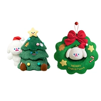 Елочная кукла RiCO [маленький размер] + Рождественский венок RiCO [размер щенка]