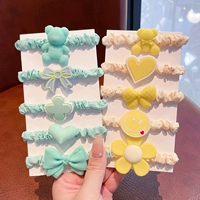 10 кусочков зеленого + желтого