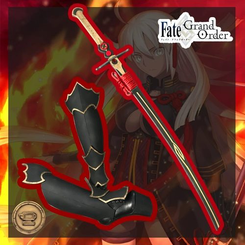 [Железный замок] Судьба черный демон демон божественный каяма, обувь, броня cos, реквизит не может быть открыт