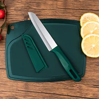 Чернила зеленый фруктовый нож+небольшая режущая доска