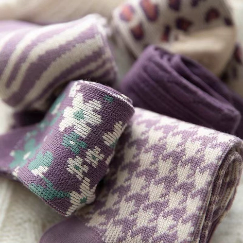 【5 Двойное равенство】 Осень и зимние фиолетовые цветы выглядят хорошо