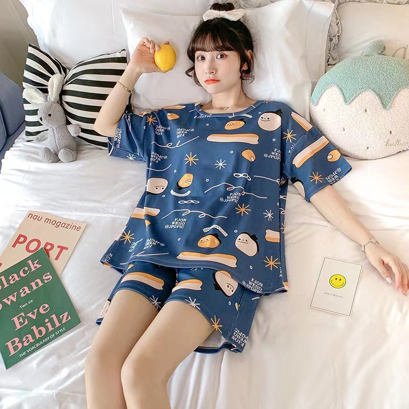 blue starry sky set