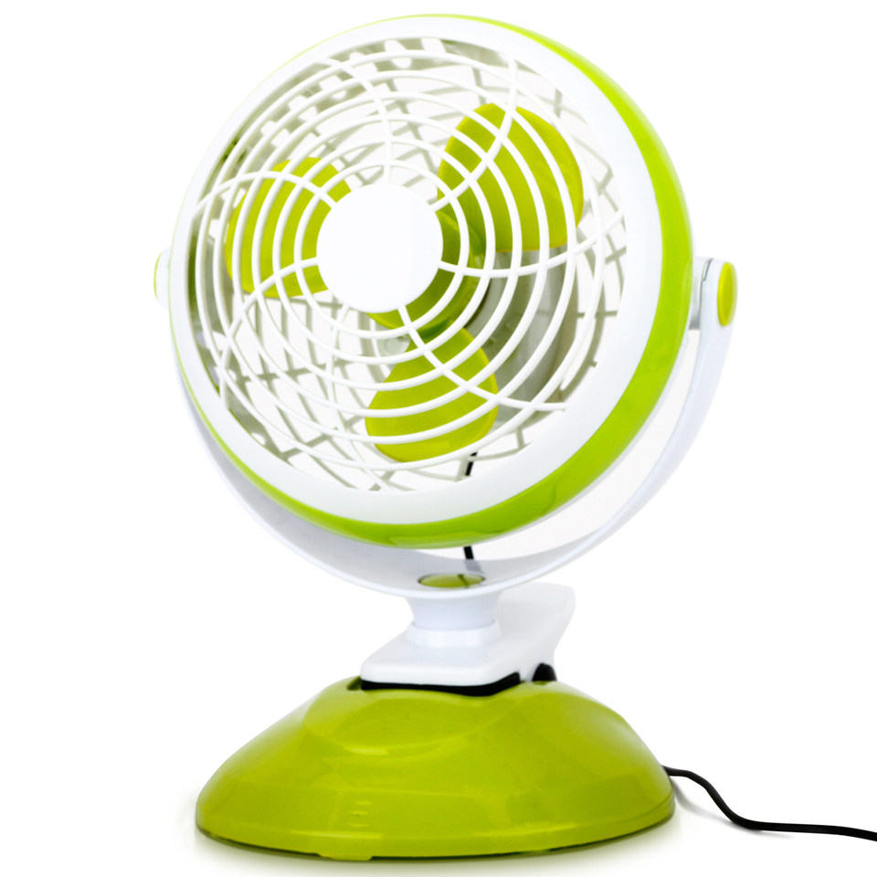 得力usb小电风扇6寸电脑桌面迷你小风扇3685台夹式两用包邮