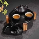 Khay trà theo phong cách Nhật Bản hộ gia đình đơn giản Khay gốm Kung Fu đặt bộ lưu trữ và thoát nước