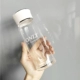 Ly nước thủy tinh nữ phiên bản Hàn Quốc của bình nước cầm tay cá tính sáng tạo xu hướng đơn giản tươi tươi in cốc trà gió - Tách