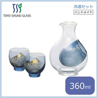 Япония купила Dongyang Sasaki Wine Glass Glass Commong Commintal Crystal Glass Glass Ice Wine Set Set Sea Waves