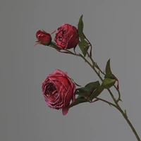 [Красный] 3 головы сгорел Happy Rose 62 см 62 см.