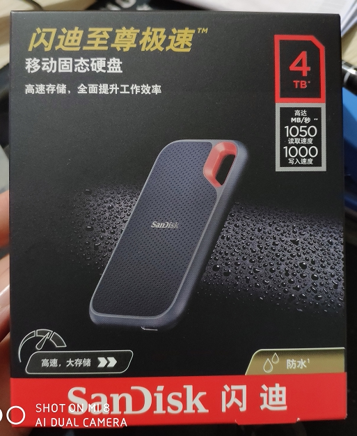 Sandisk/ Мобильный твердотельный диск E30 1ТБ 2ТБ SSD быстродействующий твердотельный мобильный жесткий диск E61 4Т