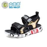 Бамблби для мальчиков, детские летние сандалии, пляжная пляжная обувь, в корейском стиле, 2020, мягкая подошва