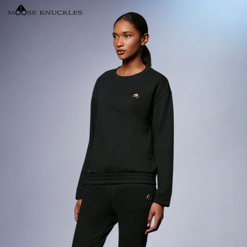 [MOOSE KNUCKLES Sahtaneh Pullover женский повседневный стильный спортивный свитер с длинными рукавами]