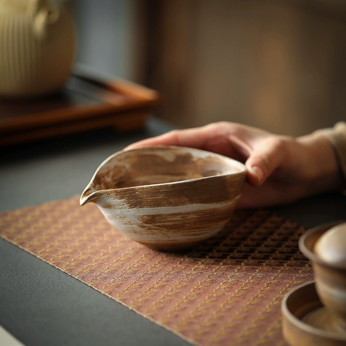 Ретро китайский стиль грубая керамика без горячей чашки, чай и морской чашки, творческая общественная чашка, креативная чашка общественности, большая способность, чайная чашка
