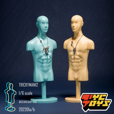 taobao agent [TyCtoys] Spot Trickyman12 chest statue necklace 1/6 scum male soldier micro -shrinking jewelry accessories