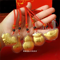 5 типов подвесок с золотой + подарочной коробкой делают заметки