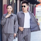 Демисезонный хлопковый износостойкий комбинезон, лонгслив, увеличенная толщина