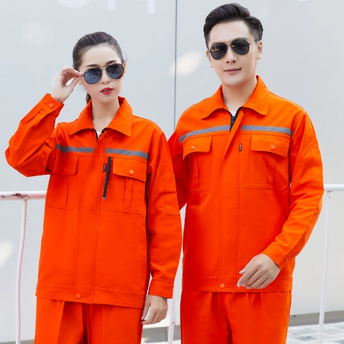 Демисезонный хлопковый износостойкий комбинезон, лонгслив, увеличенная толщина