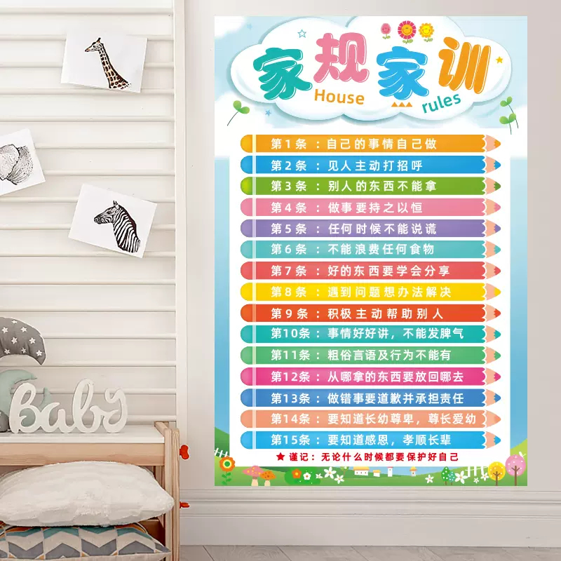 加减乘除口诀表贴纸小学二年级数学算数公式大全儿童九九乘法墙贴