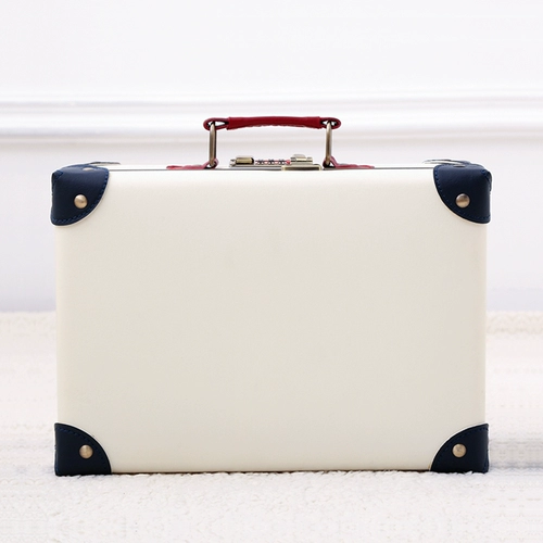 韩罗娜 Ретро портативный маленький чемодан, вместительный и большой ящик для хранения, 12 дюймов, 14 дюймов, 18 дюймов