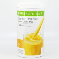 Домашний herbalife белок питательный порошок смешанный напиток, ужин из манго, молоко, бывший официальный сайт Аутентичный здравоохранение