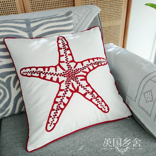 Pure Cotton Fine Canvas вышивая роликовые подушка подушка подушка подушка простал ветер 45 см.
