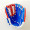 11.25 - дюймовый сине - красный с плоской кожей на левой руке, рост 150 - 165 в классе, бейсбол.