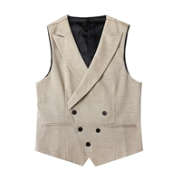 Абрикосовый жилет, галстук-бабочка