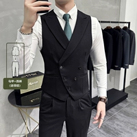 Черный жилет, штаны, галстук-бабочка