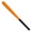 Маленькая оранжевая 21 - дюймовая 54 - сантиметровая бейсбольная бита.