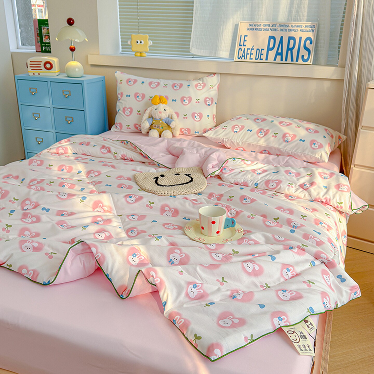 水洗皱皱纱夏凉被抗菌防螨可水洗夏季夏被A类单双人儿童被空调被