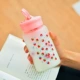 Kính mờ Hàn Quốc nam và nữ sinh viên cốc nước nước cầm tay mùa hè dễ thương cốc sáng tạo cá tính xu hướng màu đỏ - Tách