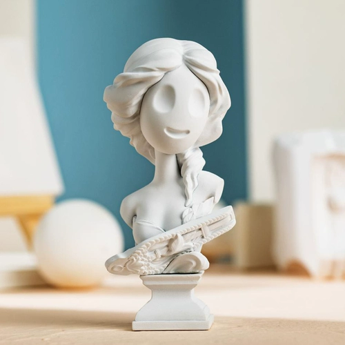 Привет, история, всемирно известные картины, слепая коробка, эскиз, гипсовая скульптура, серия, креативные фигурки, элегантный тихий крик, 3 бомбы