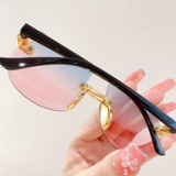 Детские мультяшные милые солнцезащитные очки, в западном стиле, защита от ультрафиолета, в корейском стиле