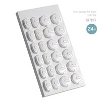 [V0-level Flame Saturardant] Polar White-12 Два отверстия+12 трех отверстий