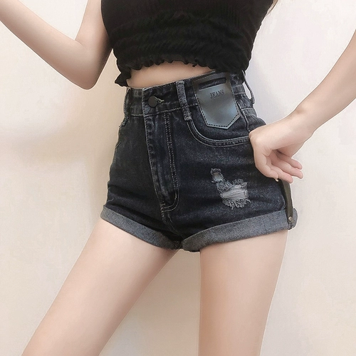 Летняя приталенная джинсовая юбка, шорты, штаны, сапоги, сезон 2021, высокая талия, с акцентом на бедрах