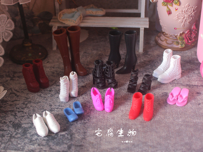 taobao agent Doll high -heeled shoes randomly hair ~ Barbie can wear shoes