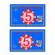 Темно -синий 5 юаней.
