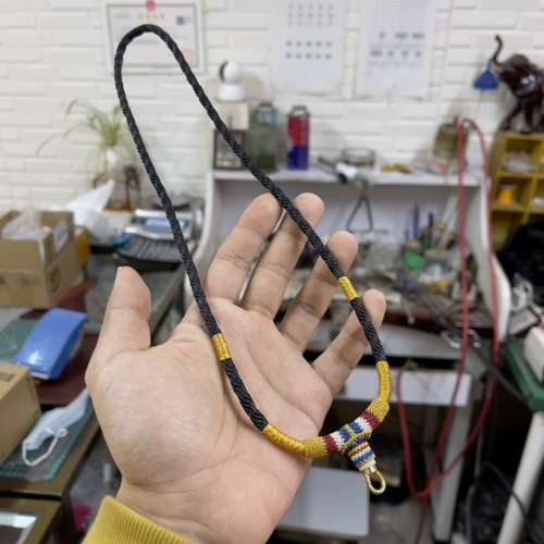 Ожерелье, Будда, подвеска, регулируемый ремешок, плетеная цепочка ручной работы, Таиланд