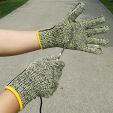 Стальные перчатки KEVLAR Специальные противорежущие перчатки сверх 5 - го класса