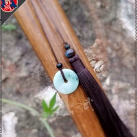 Изумрудный защитный амулет, пряжка с кисточками