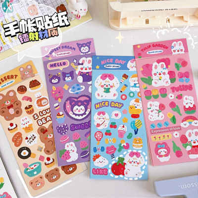 taobao agent Cartoon cute brand phone case, decorations, stickers, waterproof sticker with glass, scheduler