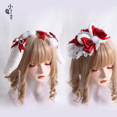 taobao agent Genuine red hair accessory, headband with bow, ponytail, hairgrip, Chinese style