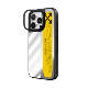 Trendy Fashionable Off-White Diagonal Stripes iPhone Stand iPhone Case for iPhone 17, 16, 15, 14 and 13